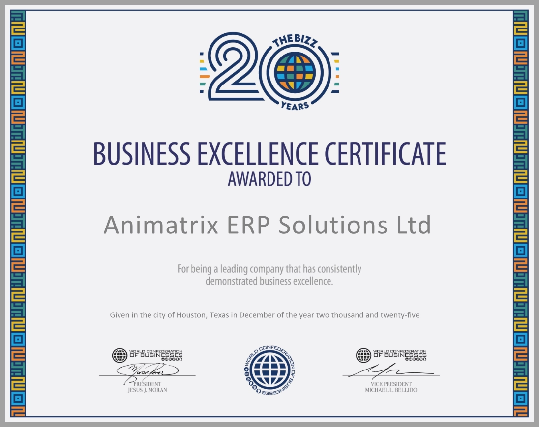 Business Excellence Recognition